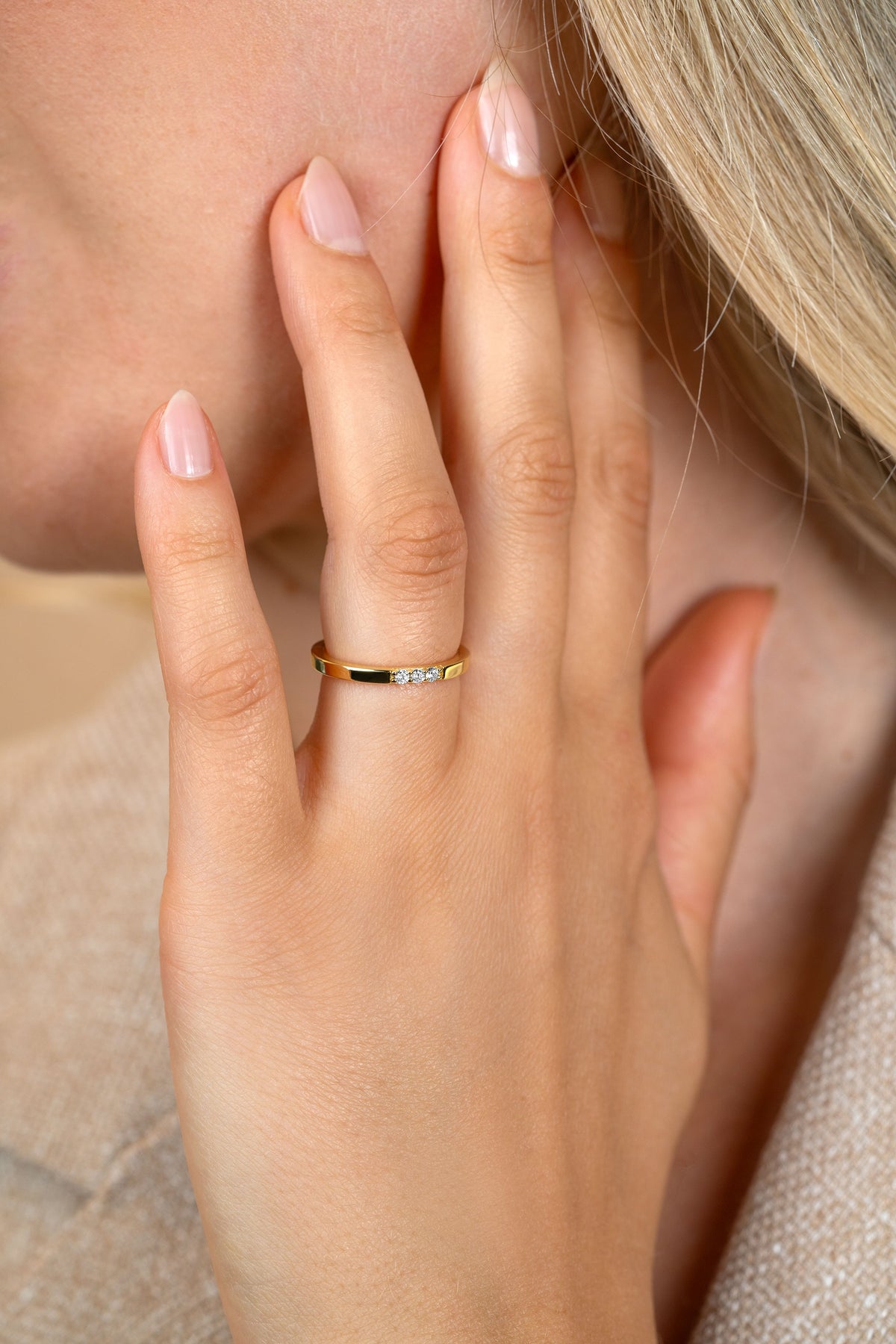 Zinzi Anello Placcato Oro ZIR2130Y