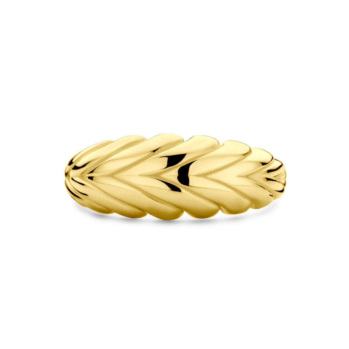 Anello in oro giallo 14K – eleganza senza tempo per donna