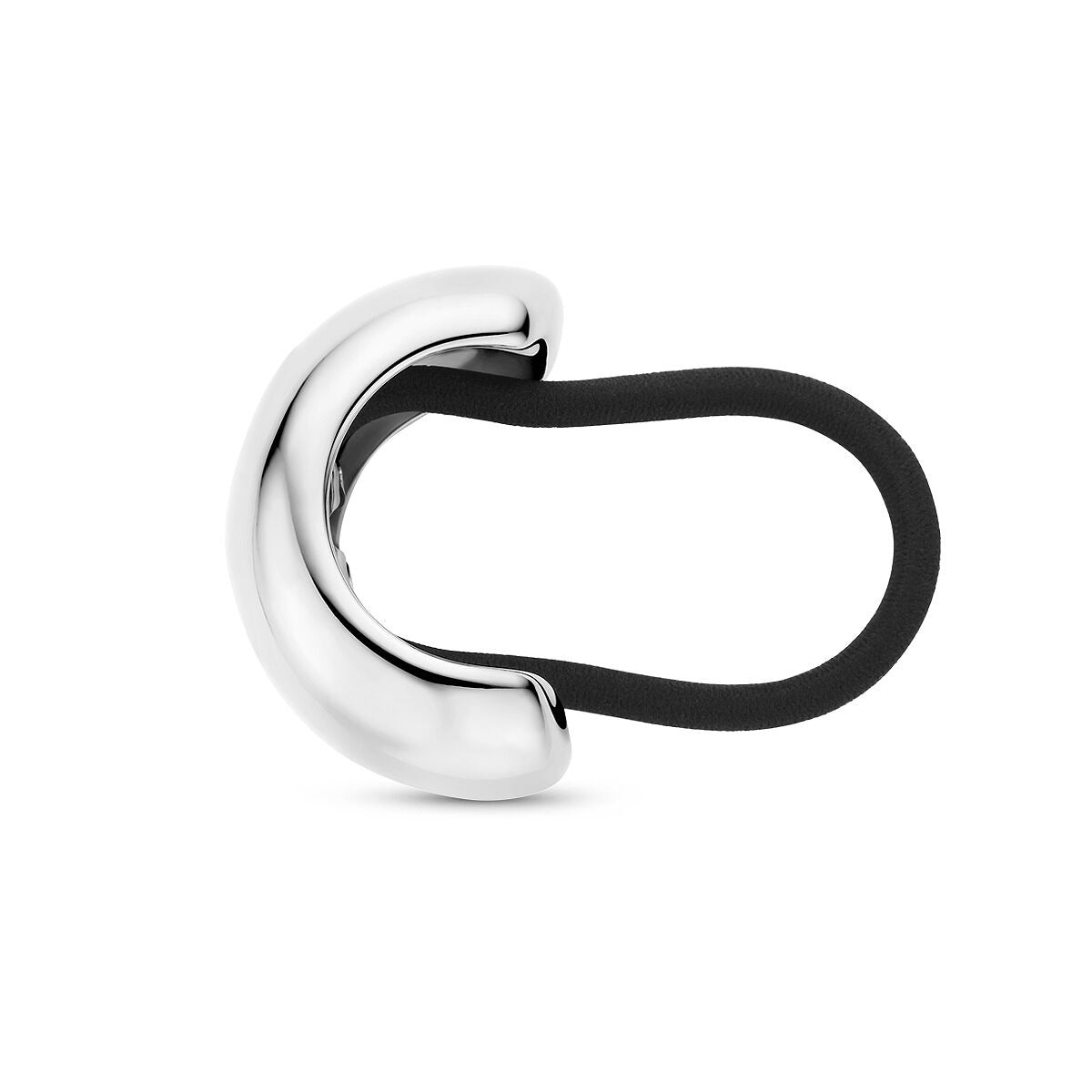 Hair cuff in acciaio – design elegante color argento