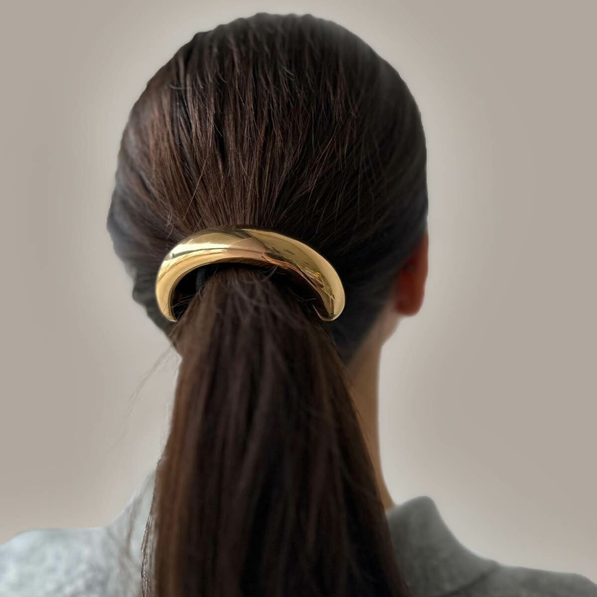 Hair cuff in acciaio con ion plating – 76 mm
