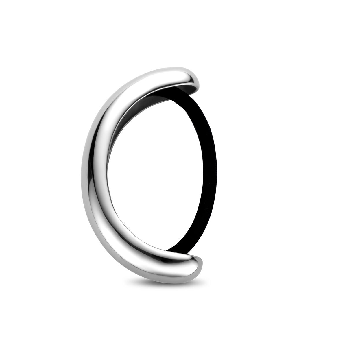 Hair cuff in acciaio color argento – 19x76 mm