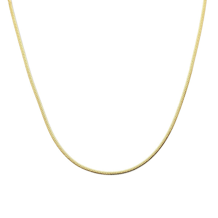 Verguld zilveren gourmette collier – Dames Kettingen