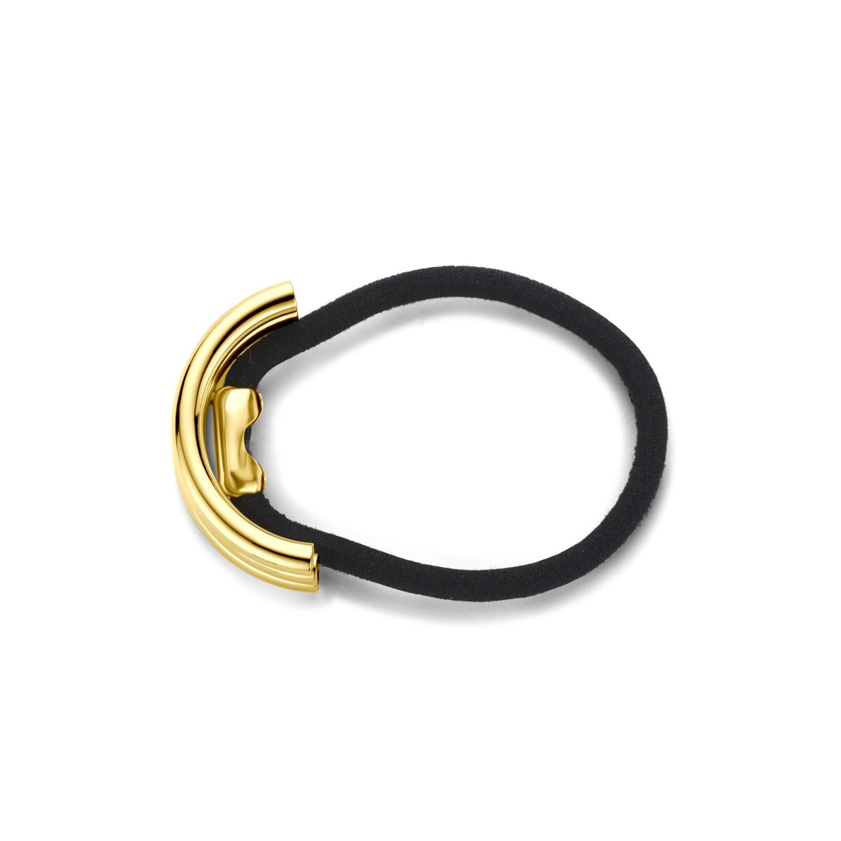 Fermacapelli in acciaio color oro – con ion plating, 12x34 mm