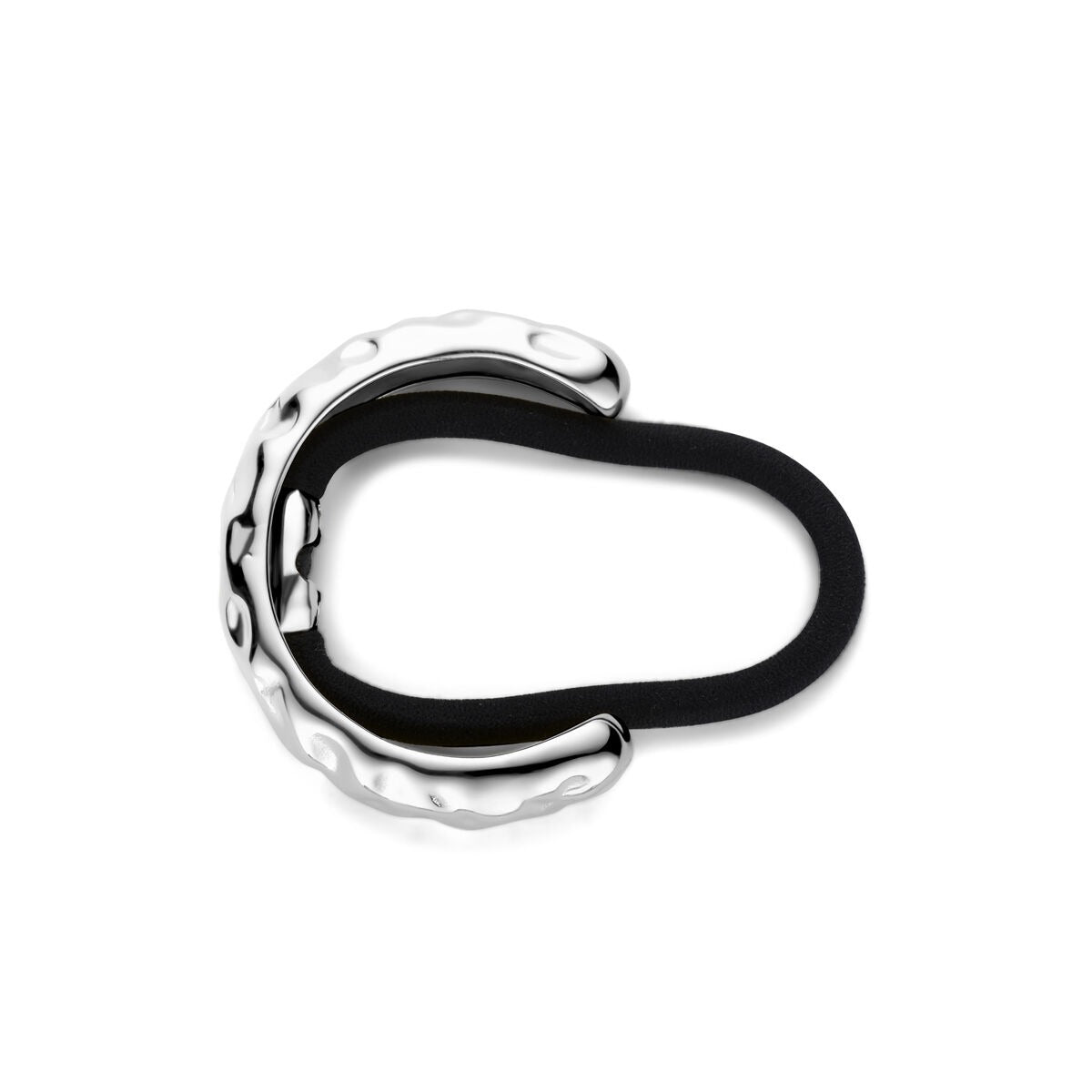 Hair cuff in acciaio color argento – 11x51 mm