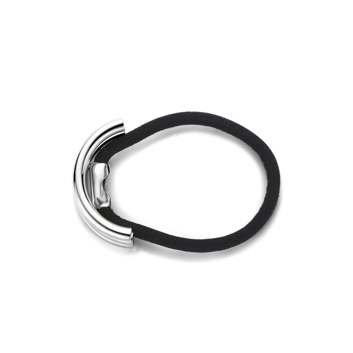 Hair cuff in acciaio color argento – 12x34 mm