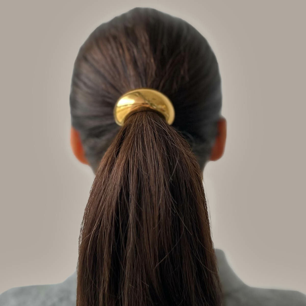 Hair cuff in acciaio con ion plating – 48 mm