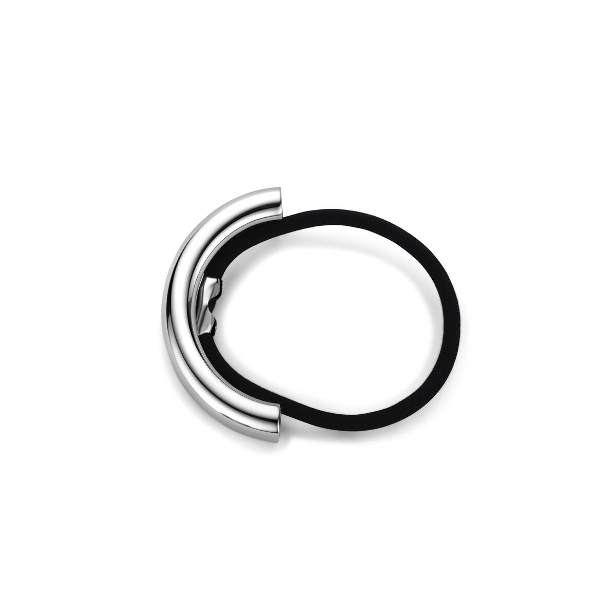 Hair cuff in acciaio color argento – 17x53 mm