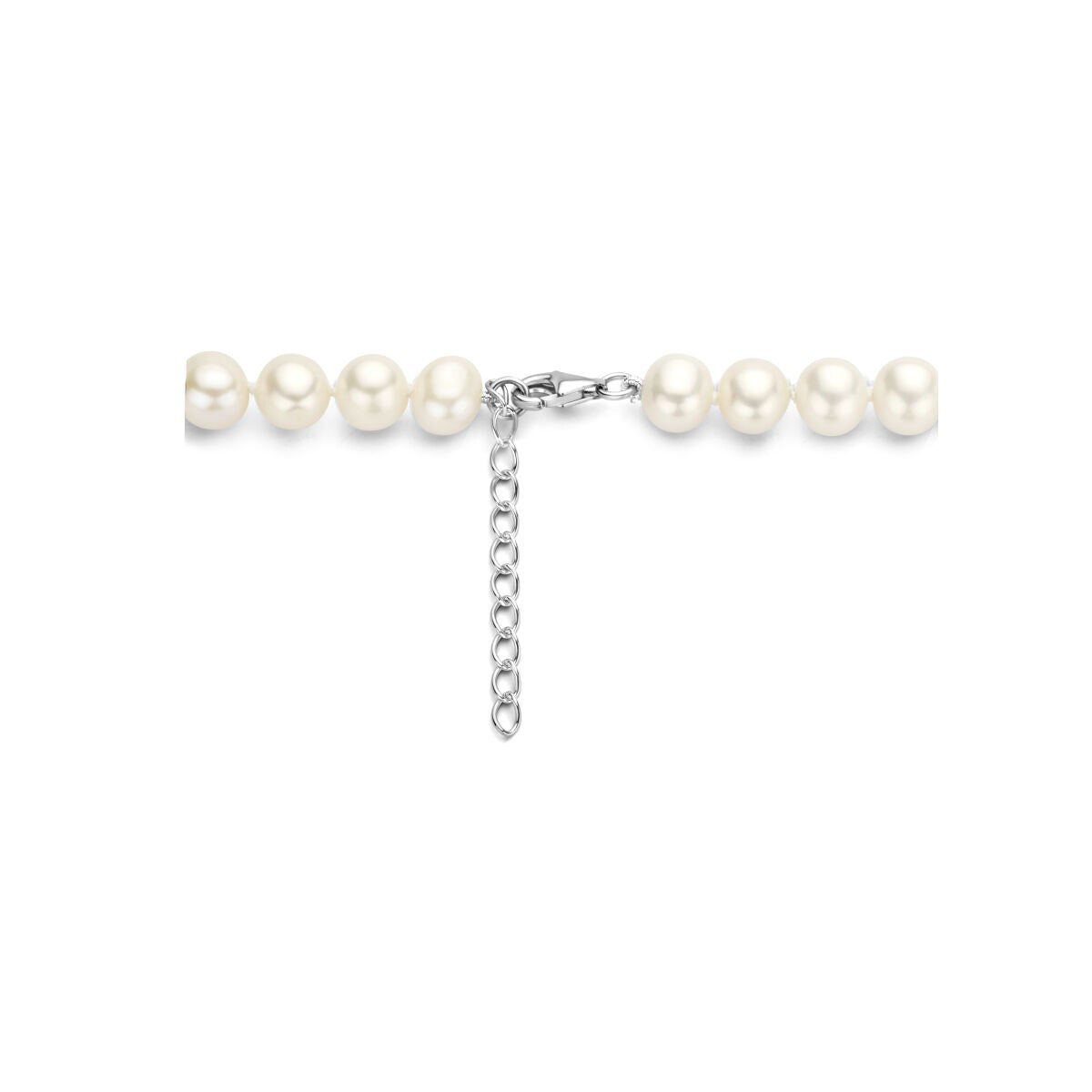 Collana in argento con perle d'acqua dolce – argento 925 rodiato
