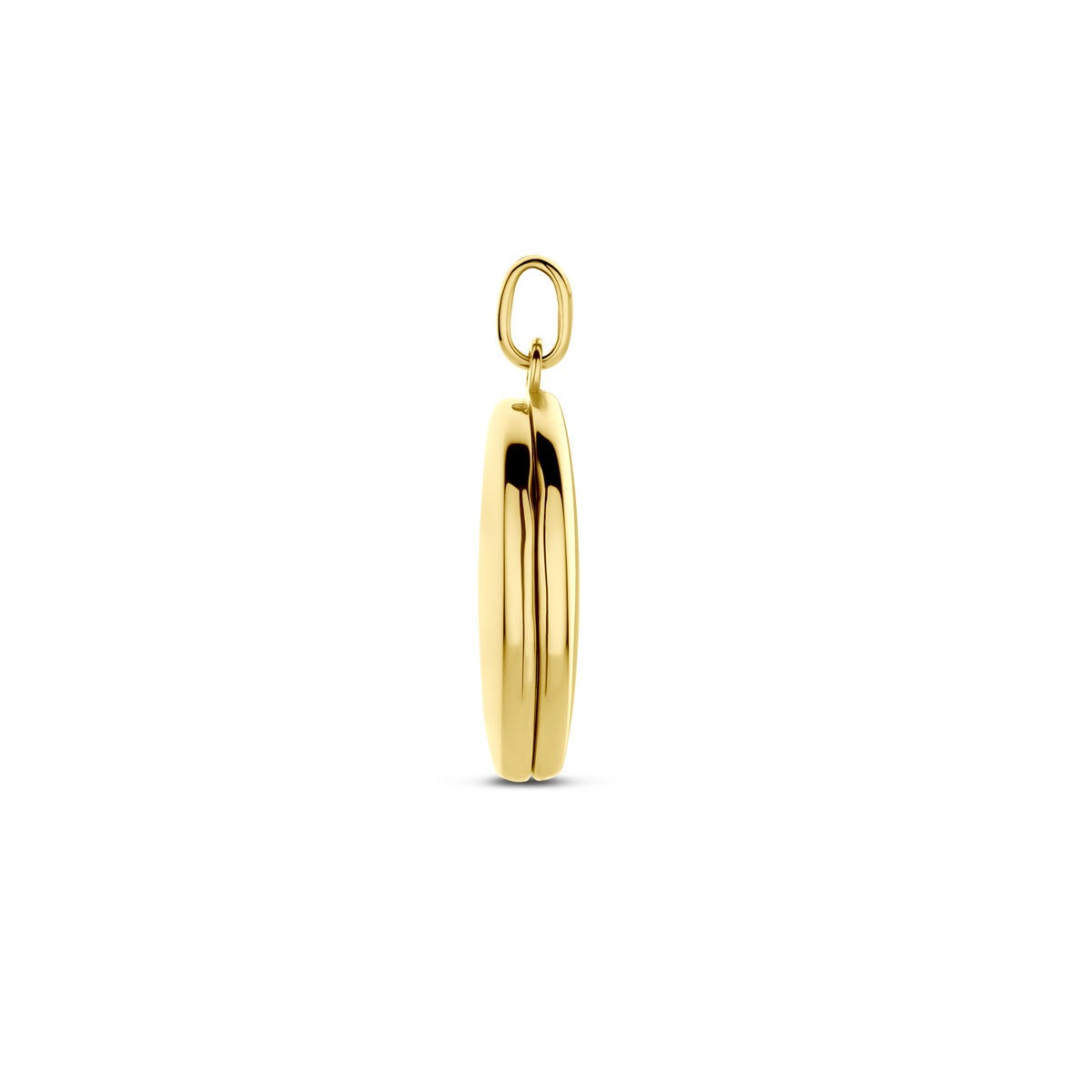 Medaglione in oro da donna – 14k oro giallo, design ovale