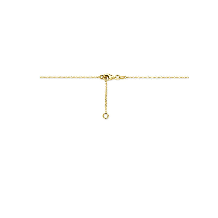 14k Geelgouden bolletjes collier dames