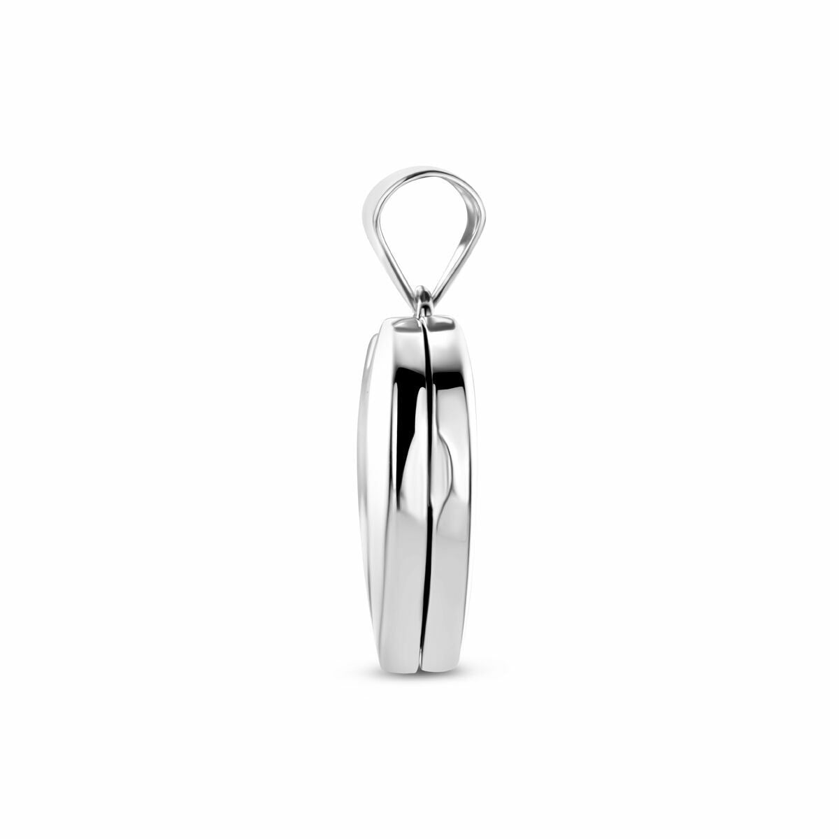 Medaglione a forma di cuore in argento 15,5 mm