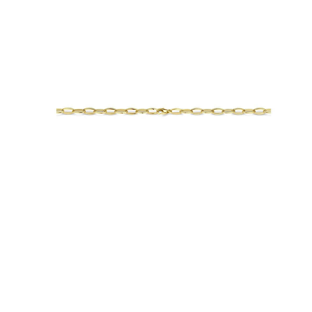 Collana ad ancora da donna in oro giallo 14k