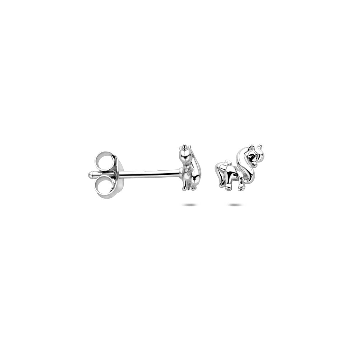 Orecchini per bambini argento – orecchini a perno unicorno 5,5 x 6,5 mm