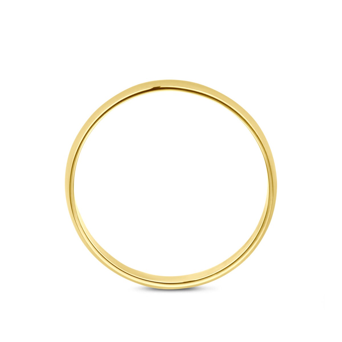 Anello in oro giallo 14k 3mm