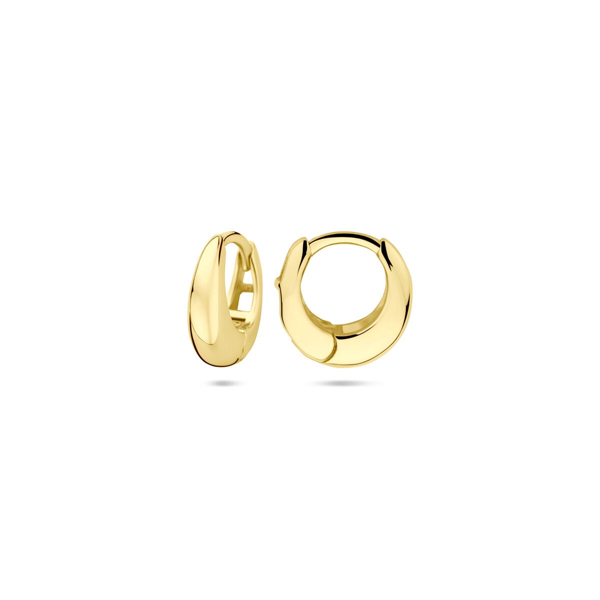 Orecchini a clip in argento dorato da donna