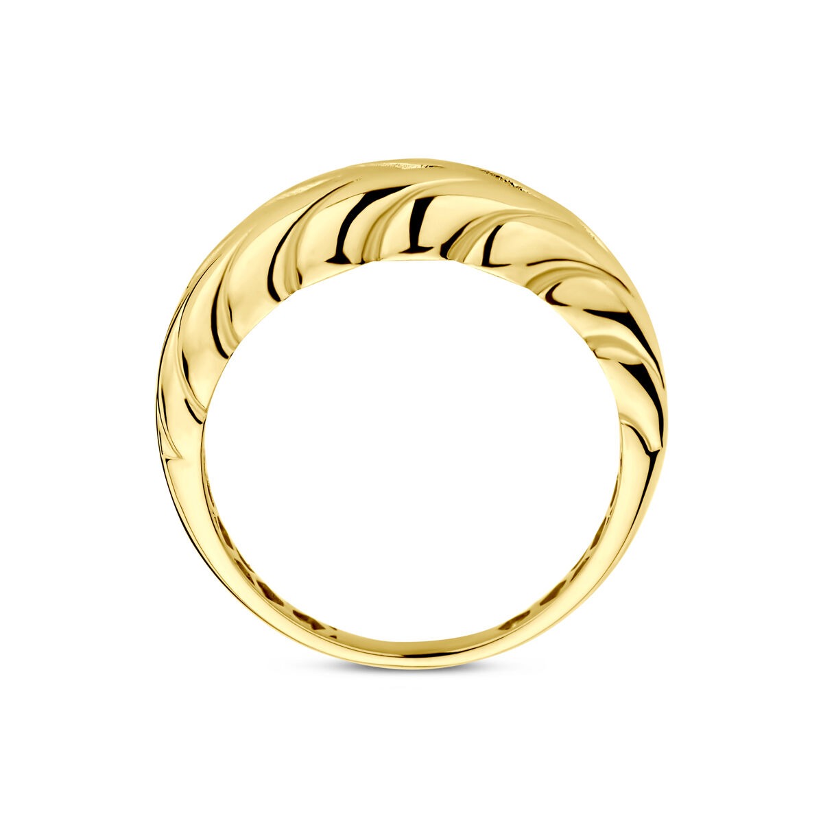 Anello in oro giallo 14K – eleganza senza tempo per donna