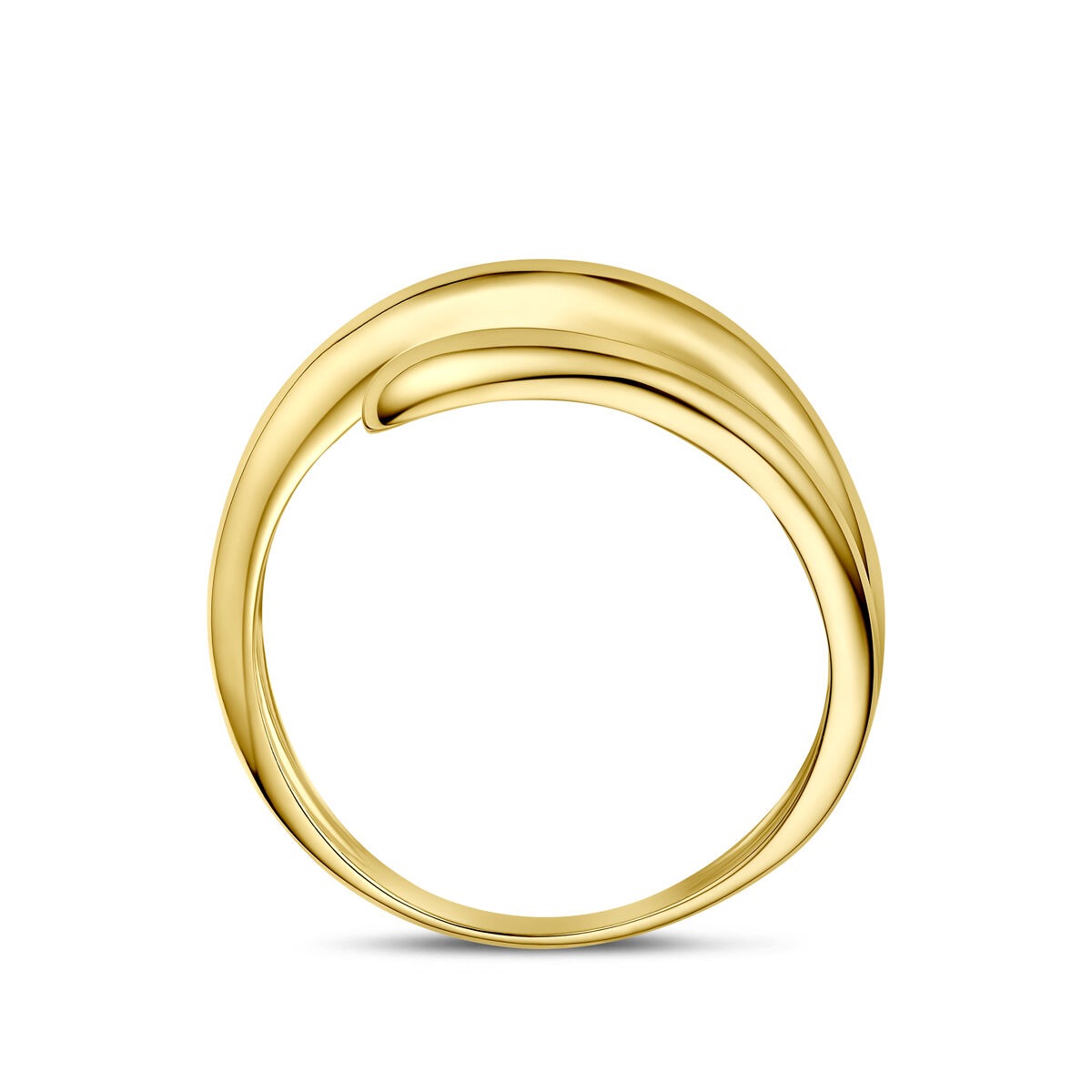 Anello da donna in oro giallo 14k