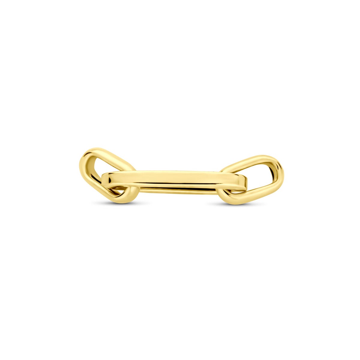 Elemento a Maglia in Oro Giallo 14k per Cordoncino