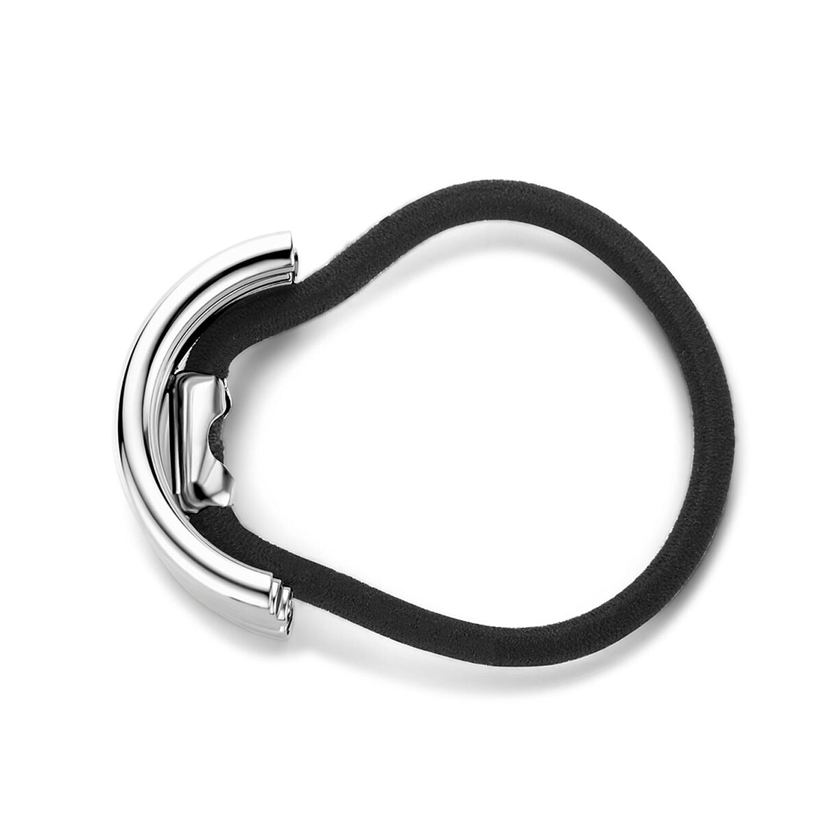 Hair cuff da donna in acciaio color argento