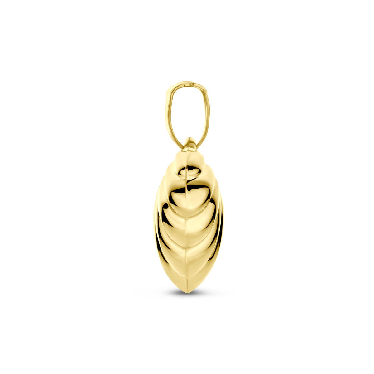 Ciondolo cuore da donna in oro giallo 14k