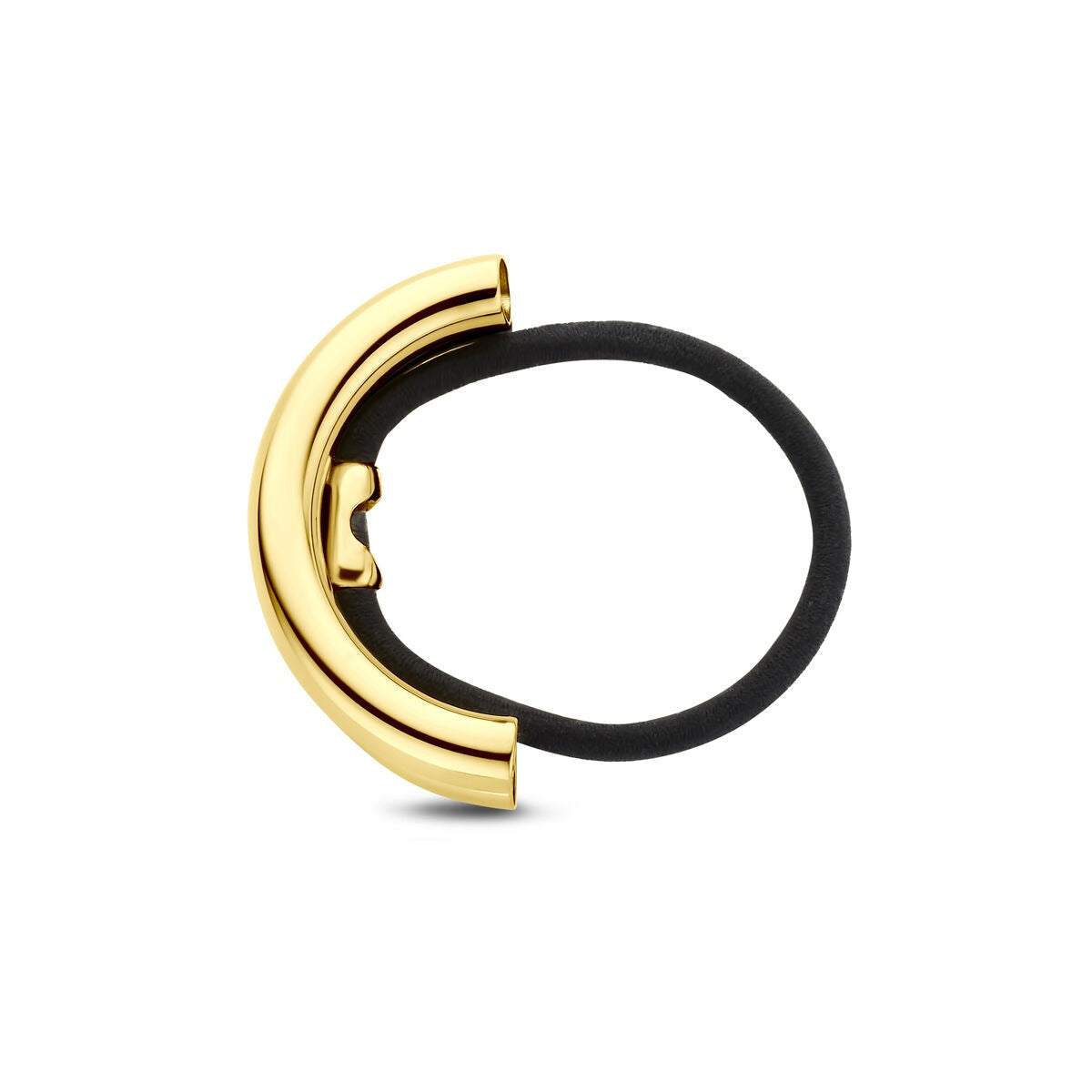 Hair cuff in acciaio con placcatura ionica color oro – 17 x 53 mm