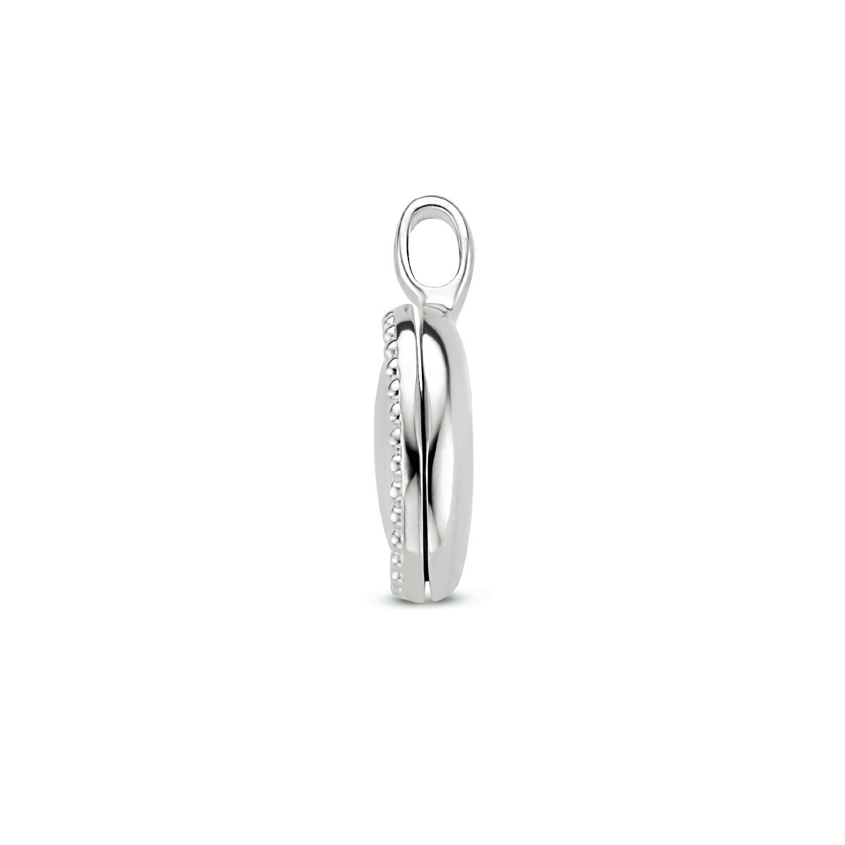 Collana in Argento con Ciondolo Medaglione Ovale