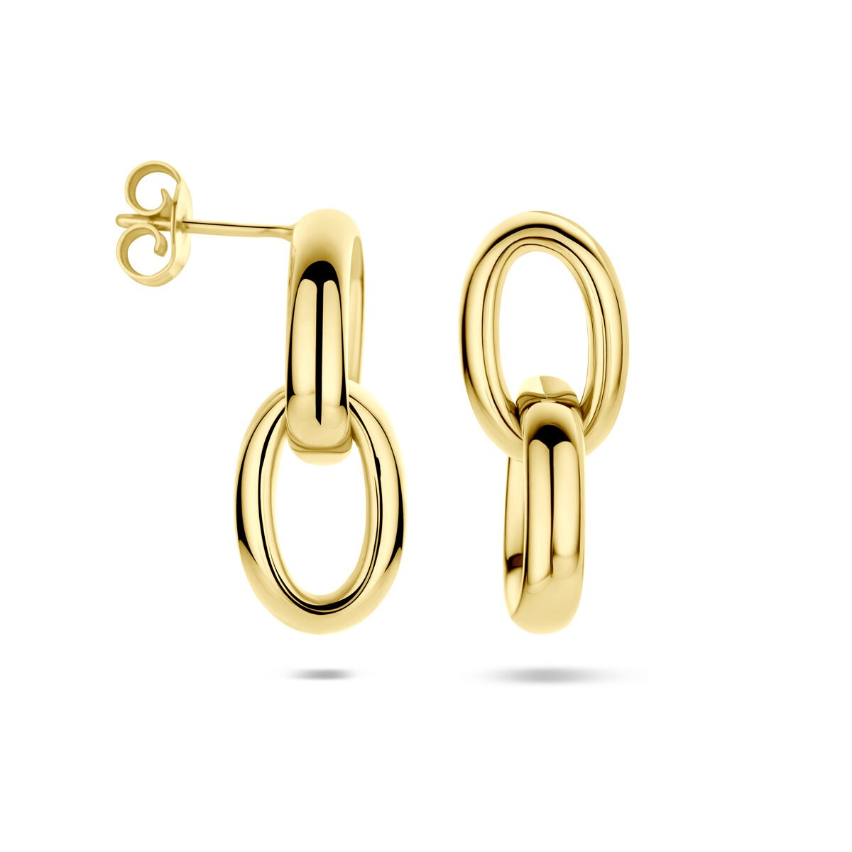 Orecchini pendenti in oro 14k oro giallo 24 mm