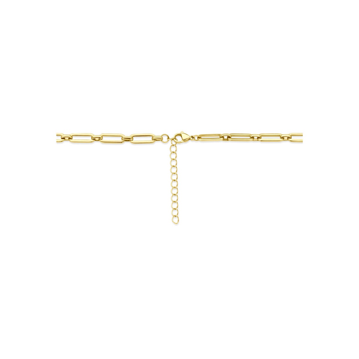 Collana da donna in acciaio con placcatura color oro – 40-45 cm