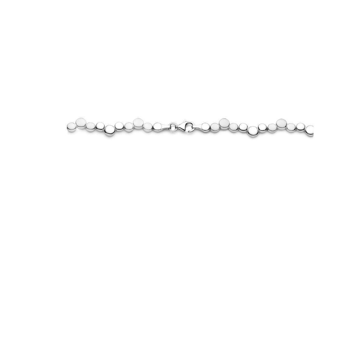 Collana a maglie in argento – argento 925 rodiato