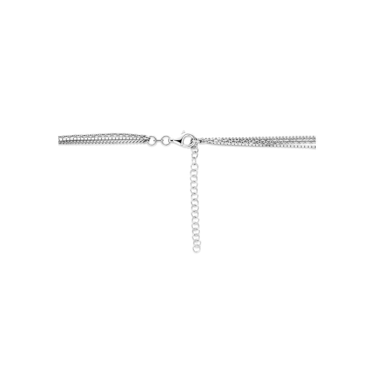 Collana in Argento Rodiato