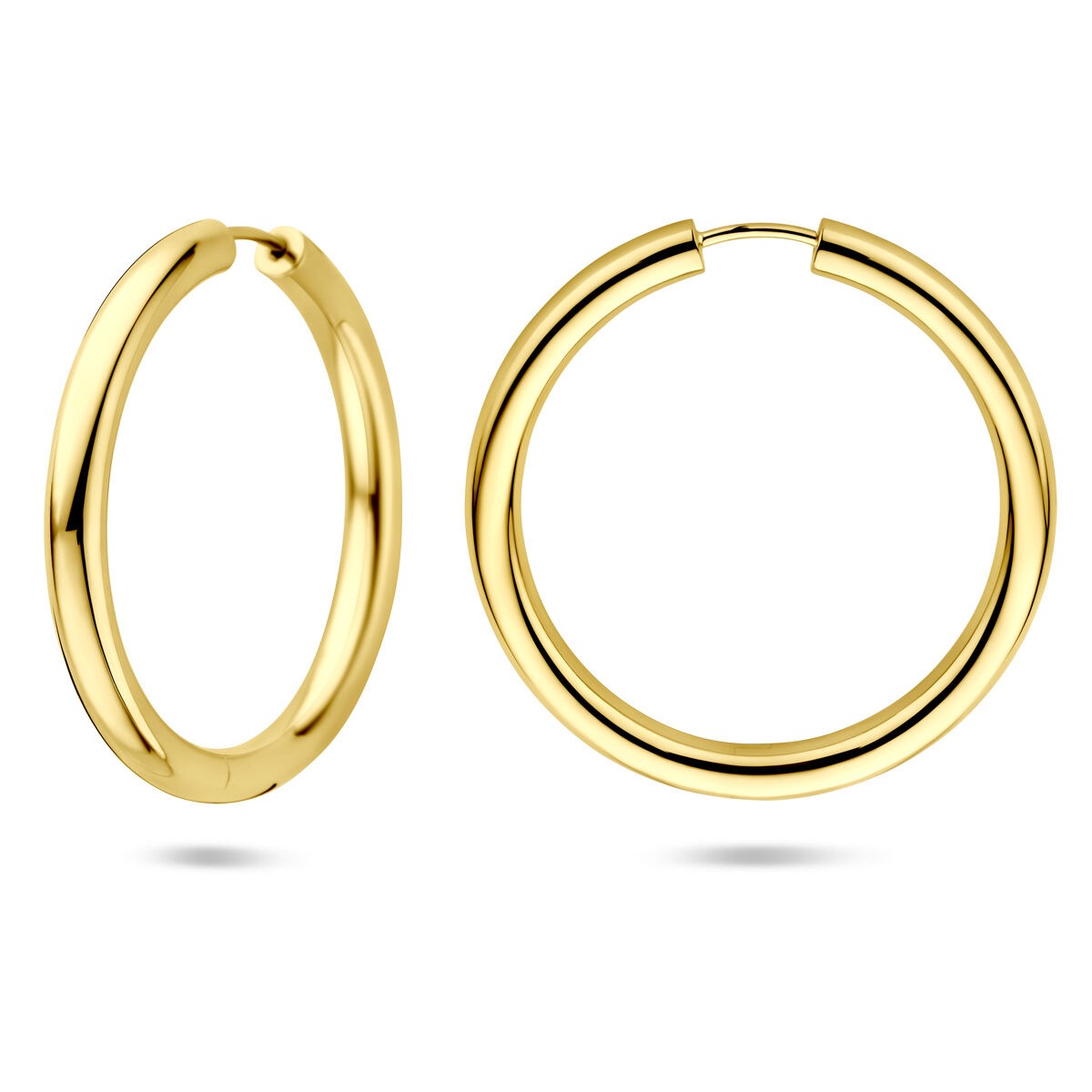 Creole placcate in oro argento 925 – 39 mm