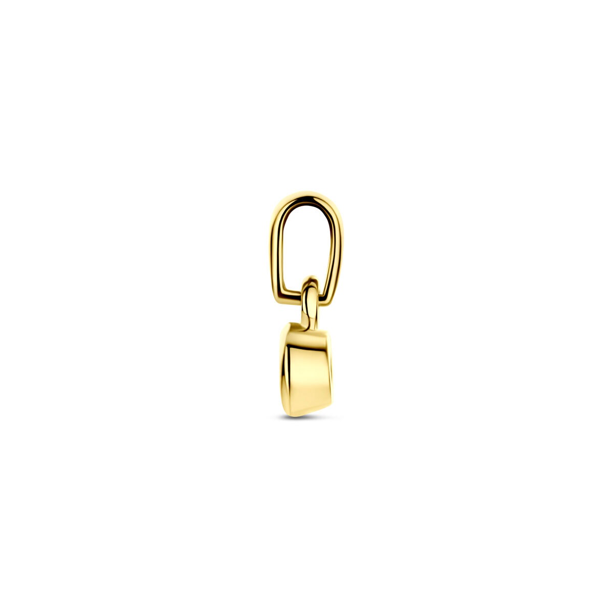Ciondolo in oro con zircone 14k – solitario brillante 11 mm