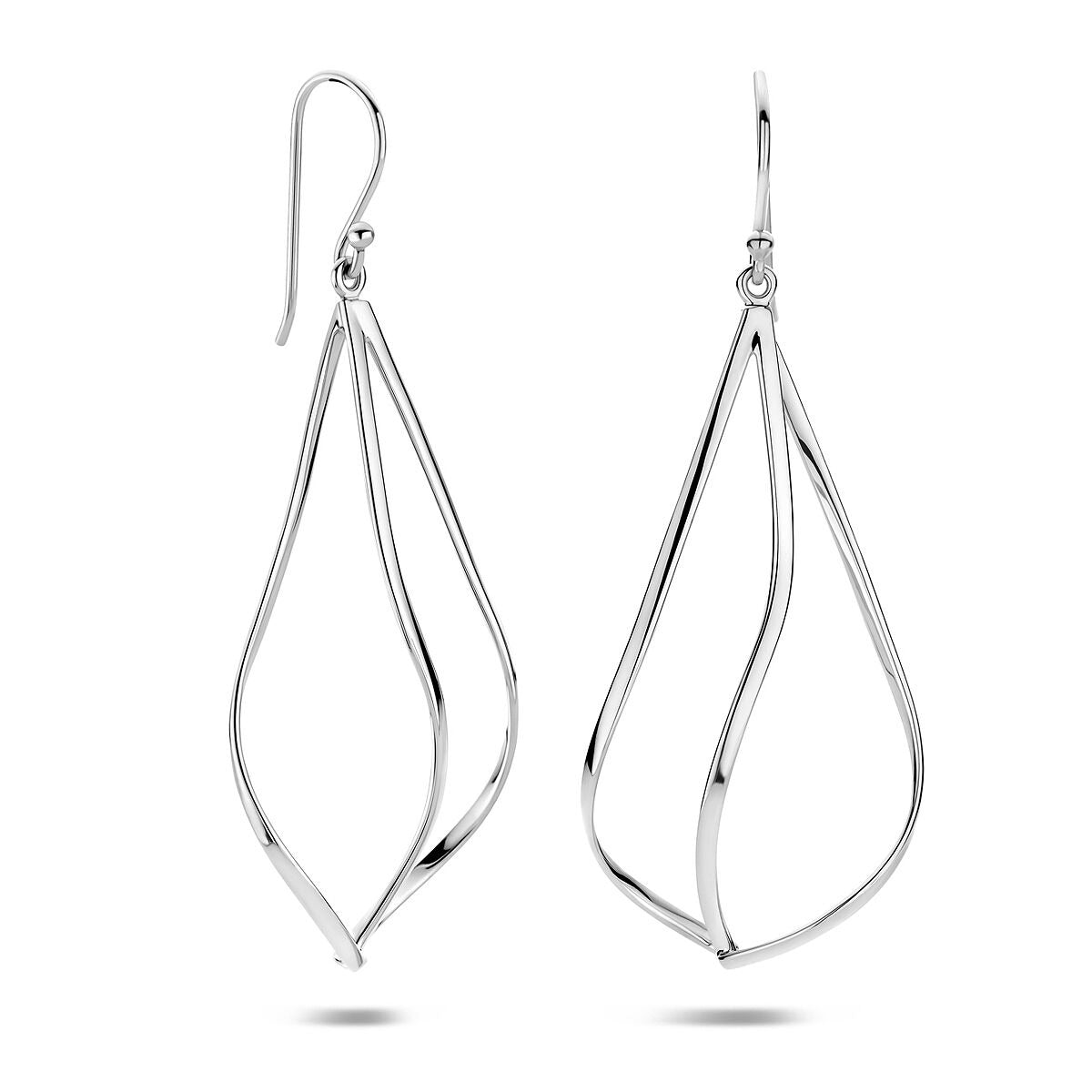Orecchini pendenti in argento – argento 925 rodiato