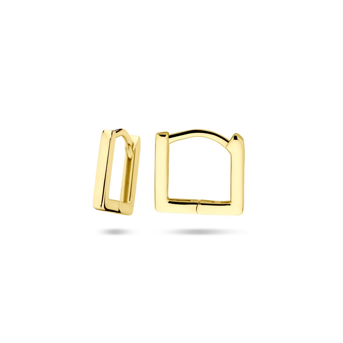 Orecchini a clip in argento dorato – Stile elegante per donna