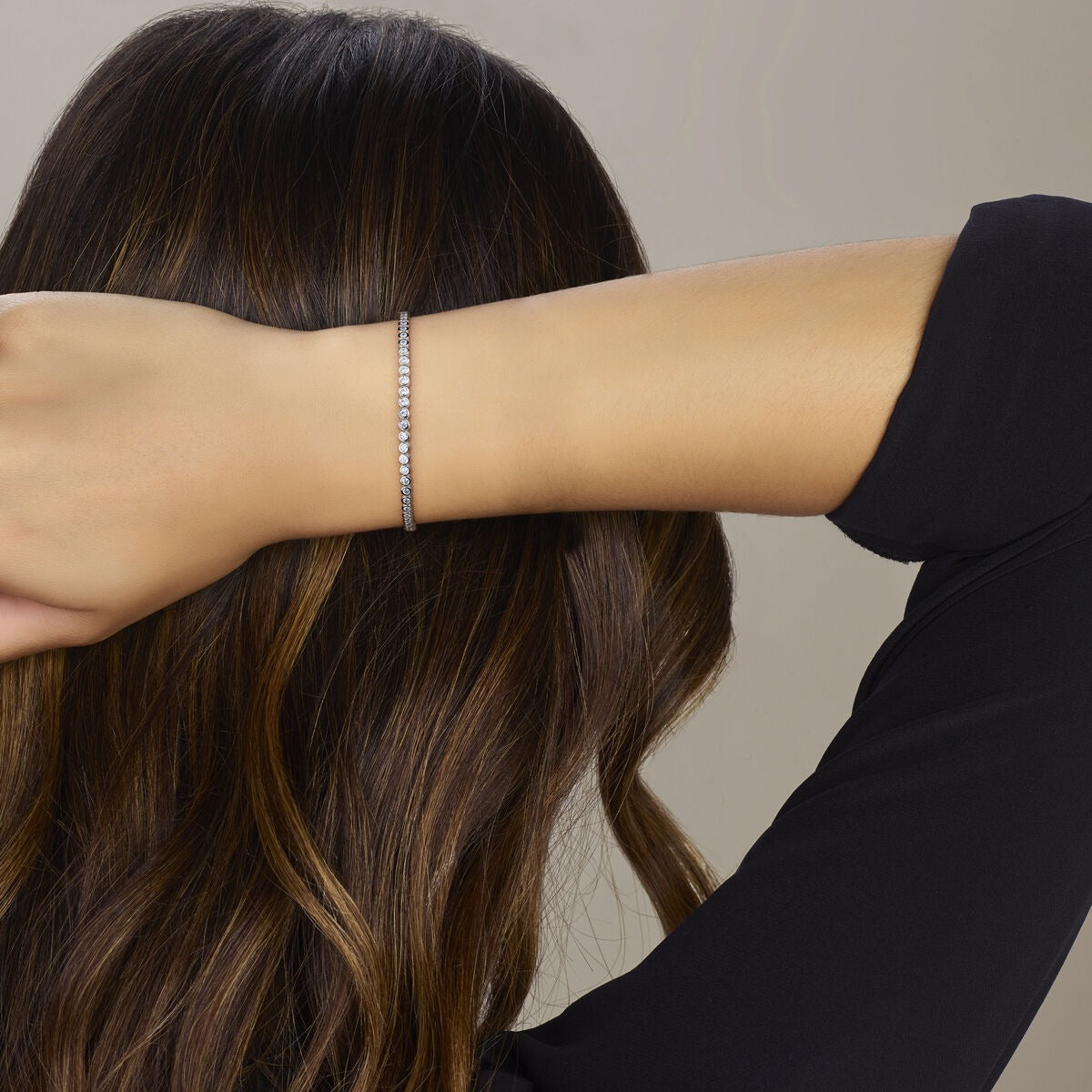 Bracciale tennis in argento con fila di zirconie – Argento 925 rodiato