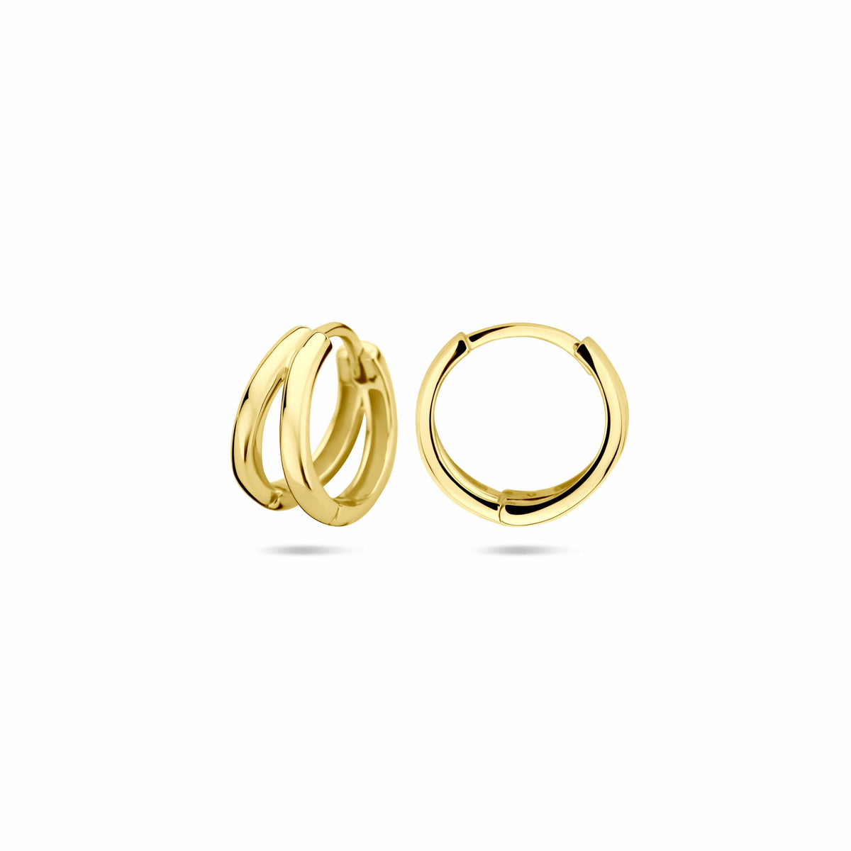 Orecchini a clip in argento dorato – 12,5 x 6,5 mm