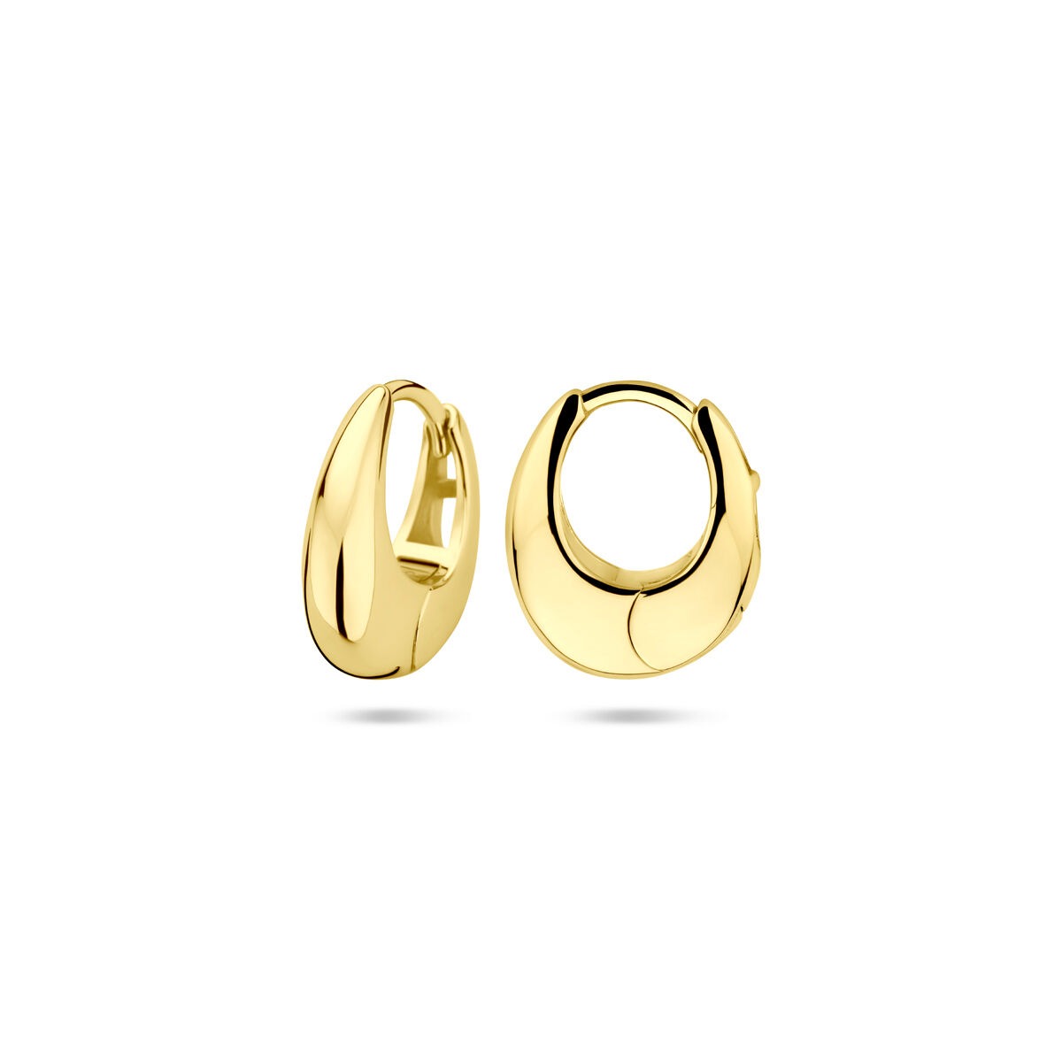 Orecchini a clip in argento dorato – 13,5 x 4,5 mm