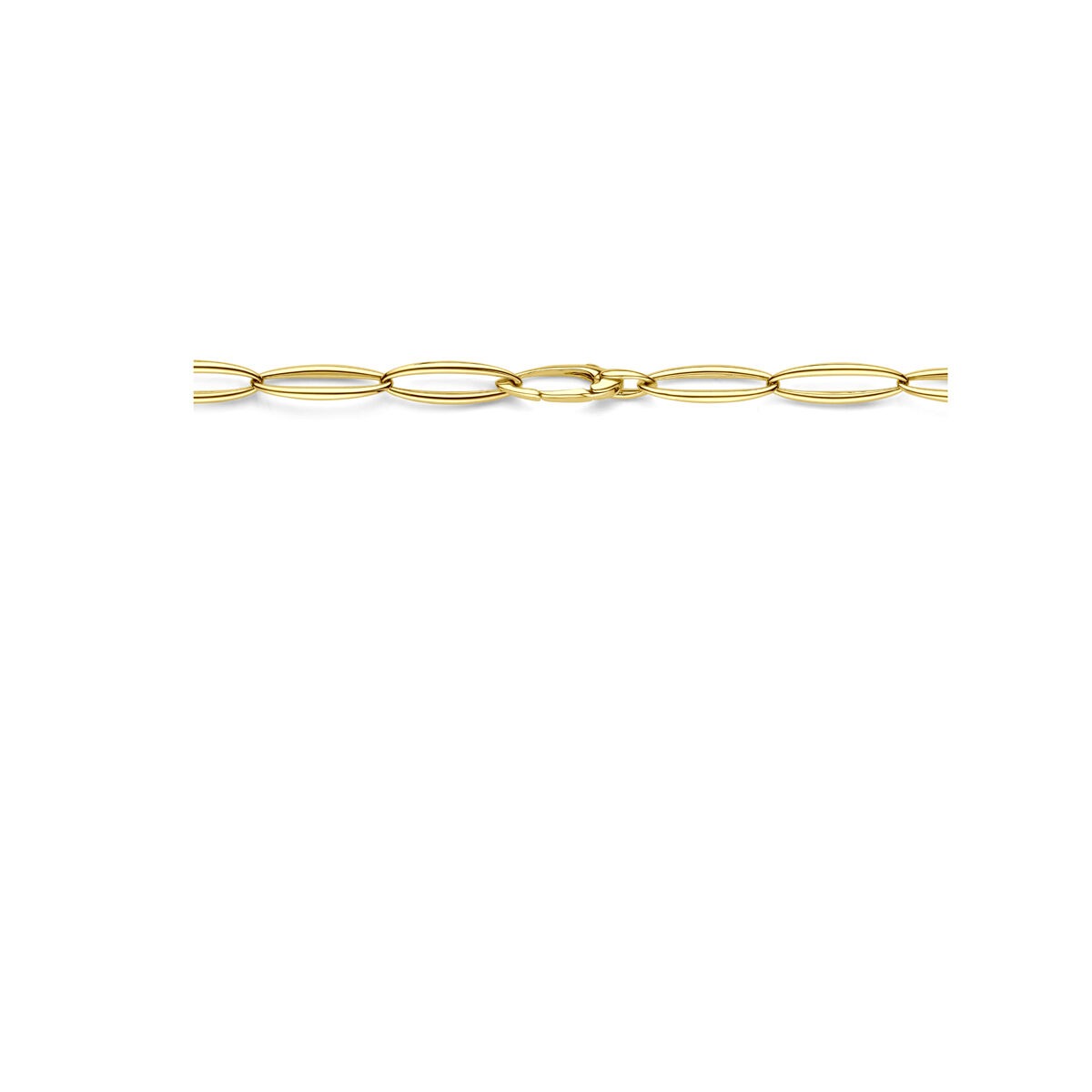 Collana da donna in oro giallo 14k 9,5 mm 45 cm