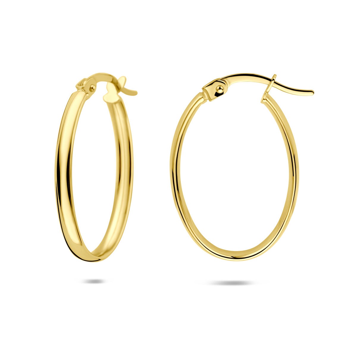 Orecchini a cerchio in oro giallo 14K – 24 mm