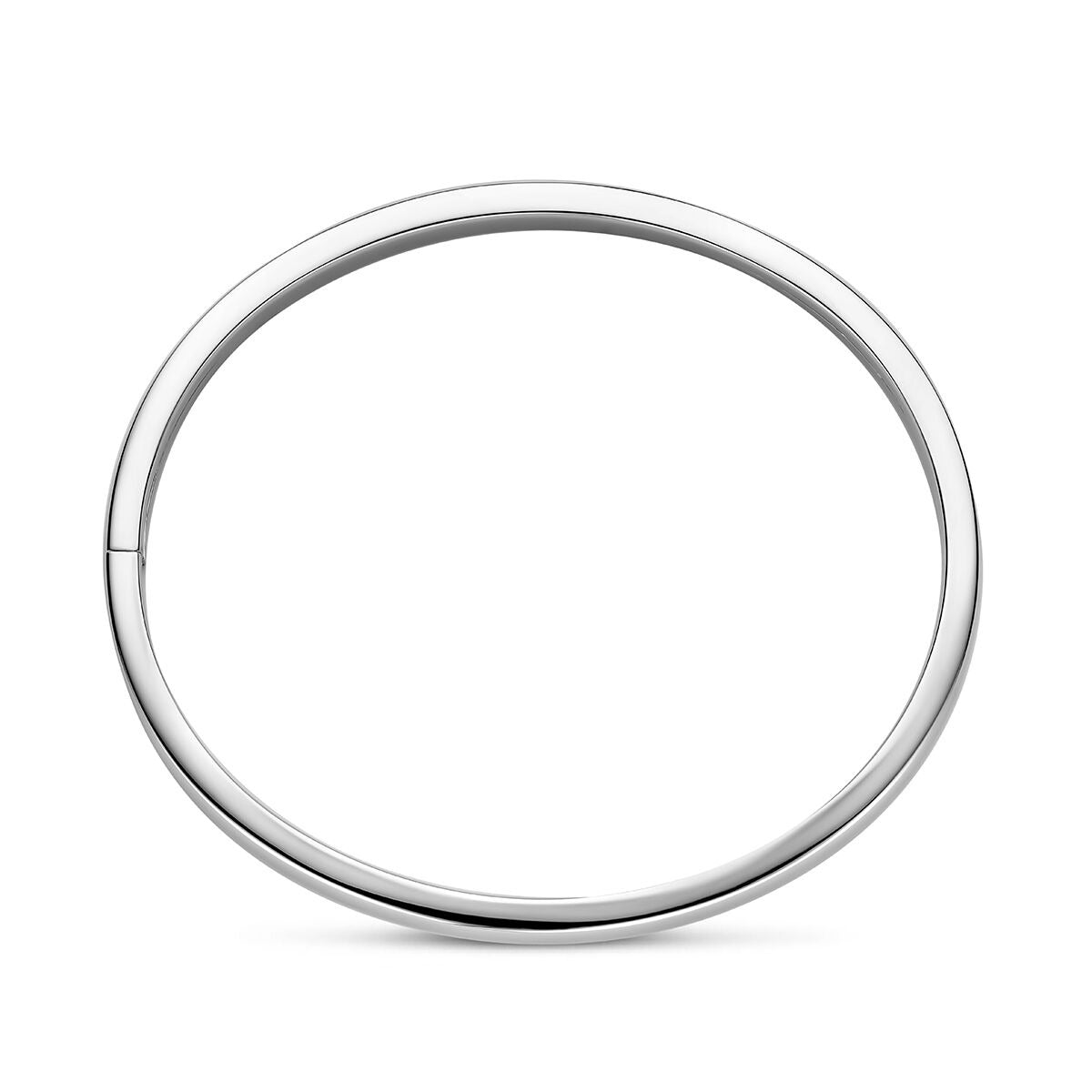Gerhodineerde 925 zilveren bangle