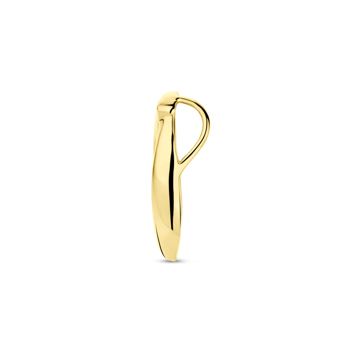 Ciondolo in oro giallo 14k con zirconia – 15 mm