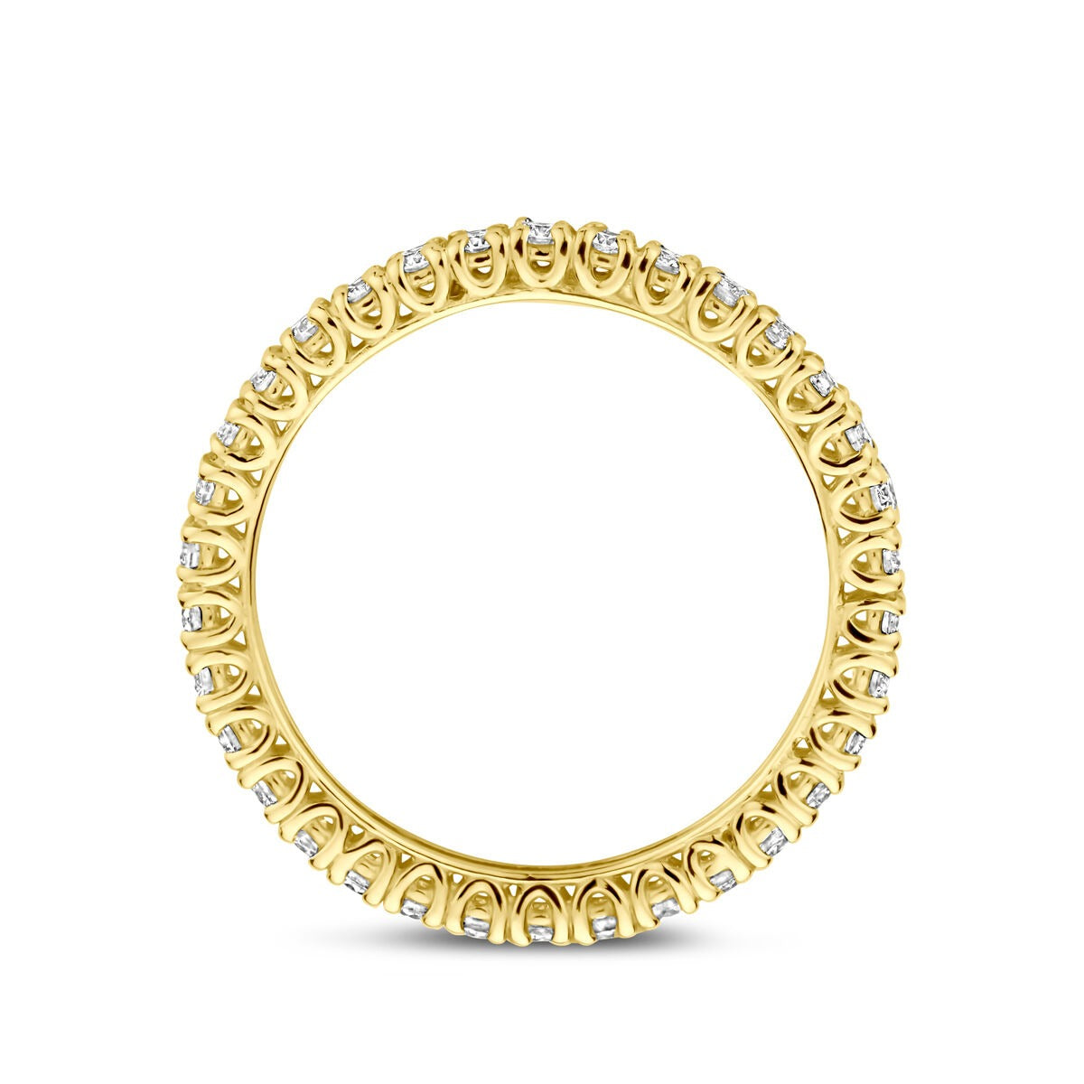Anello Alliance in Oro Giallo 14k con Diamante – 0,70 ct