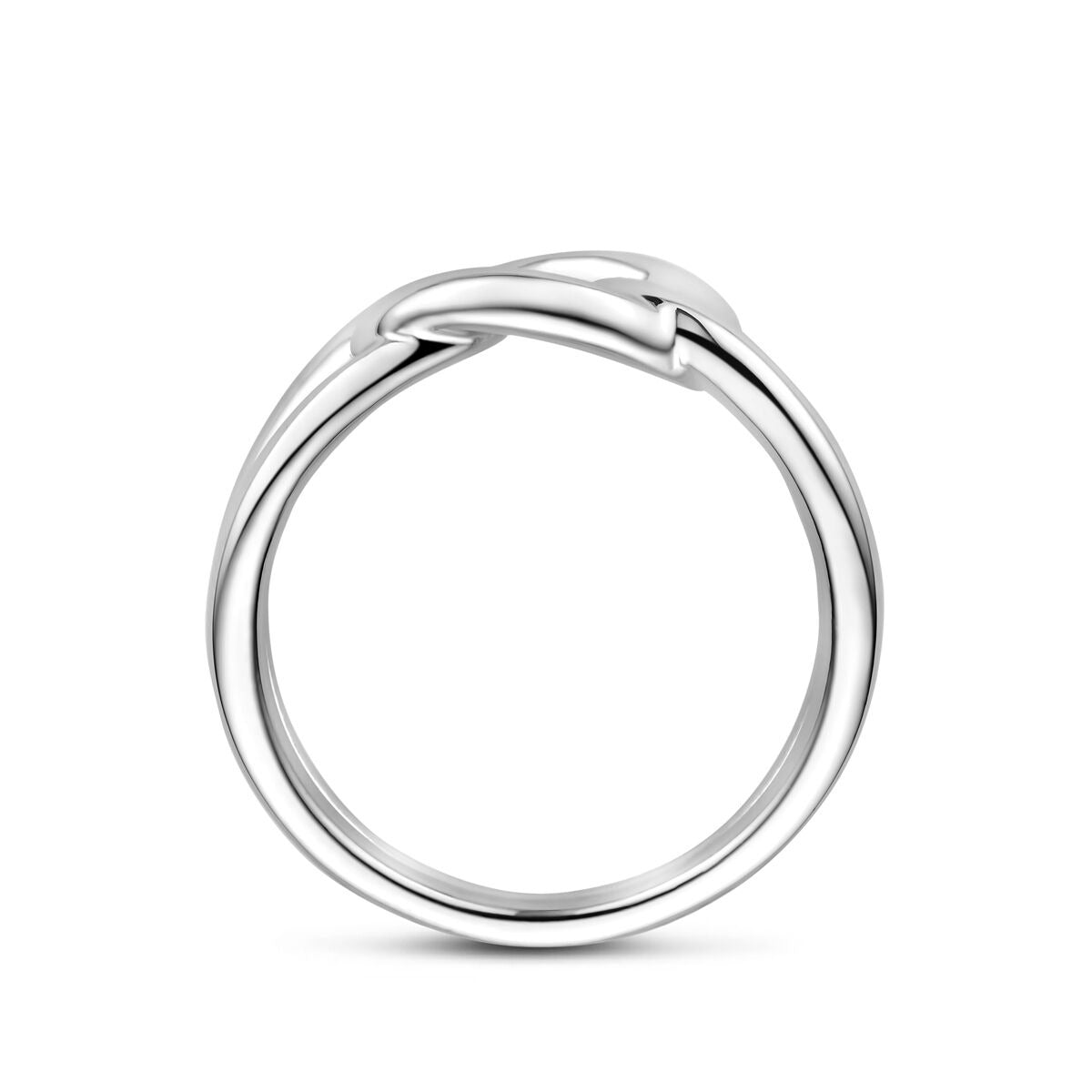 Anello unisex in argento 925 rodiato