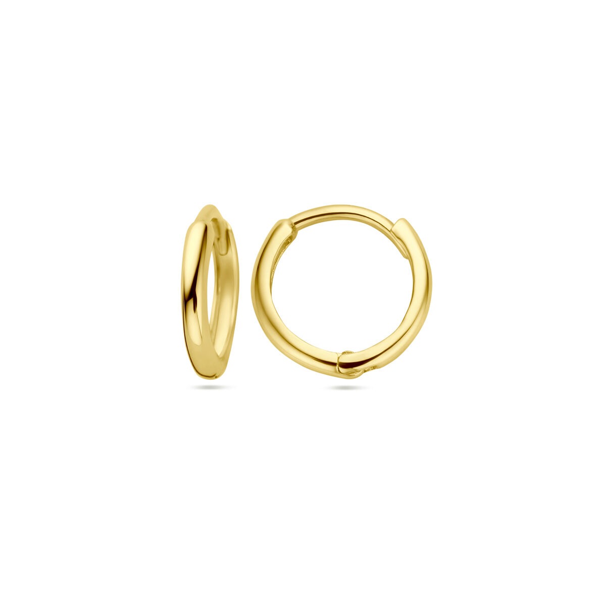 Orecchini a clip in oro giallo 14k per bambini – 1.5mm