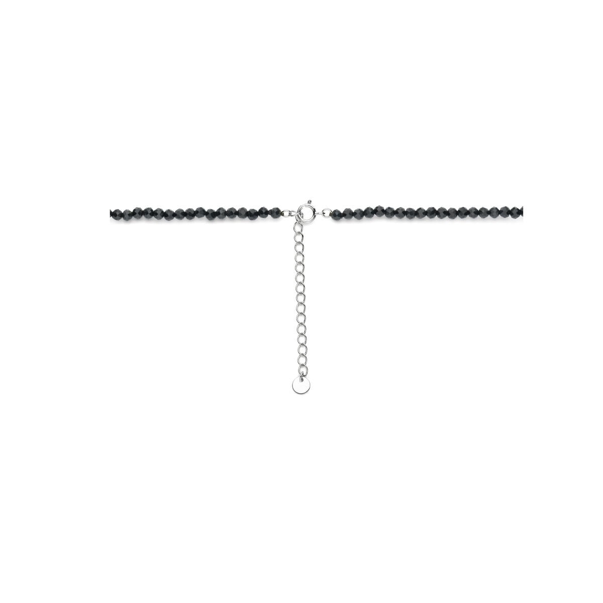 Collana in argento con onice – argento 925 rodiato