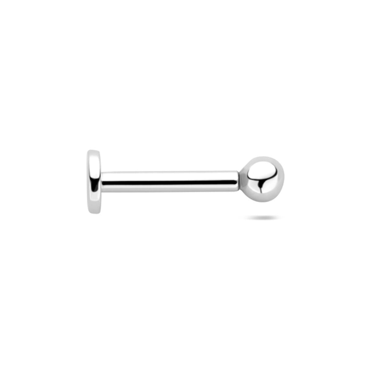 Piercing Flat Back in Argento – Argento 925 Rodiato