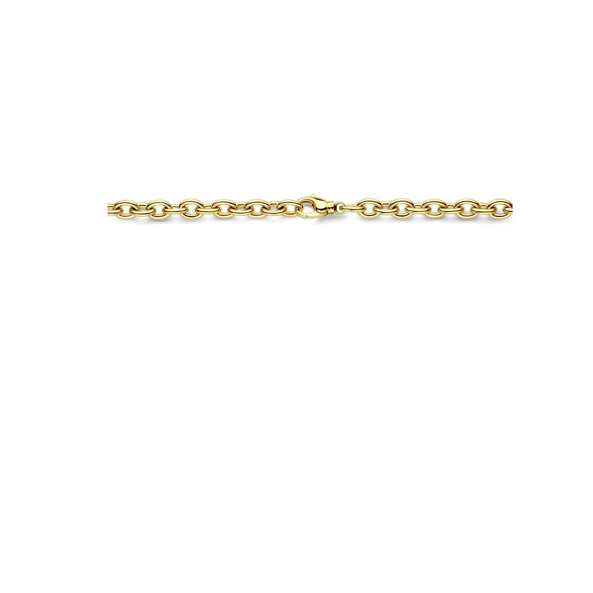 Collana in oro 14k con maglia ancora – Donna