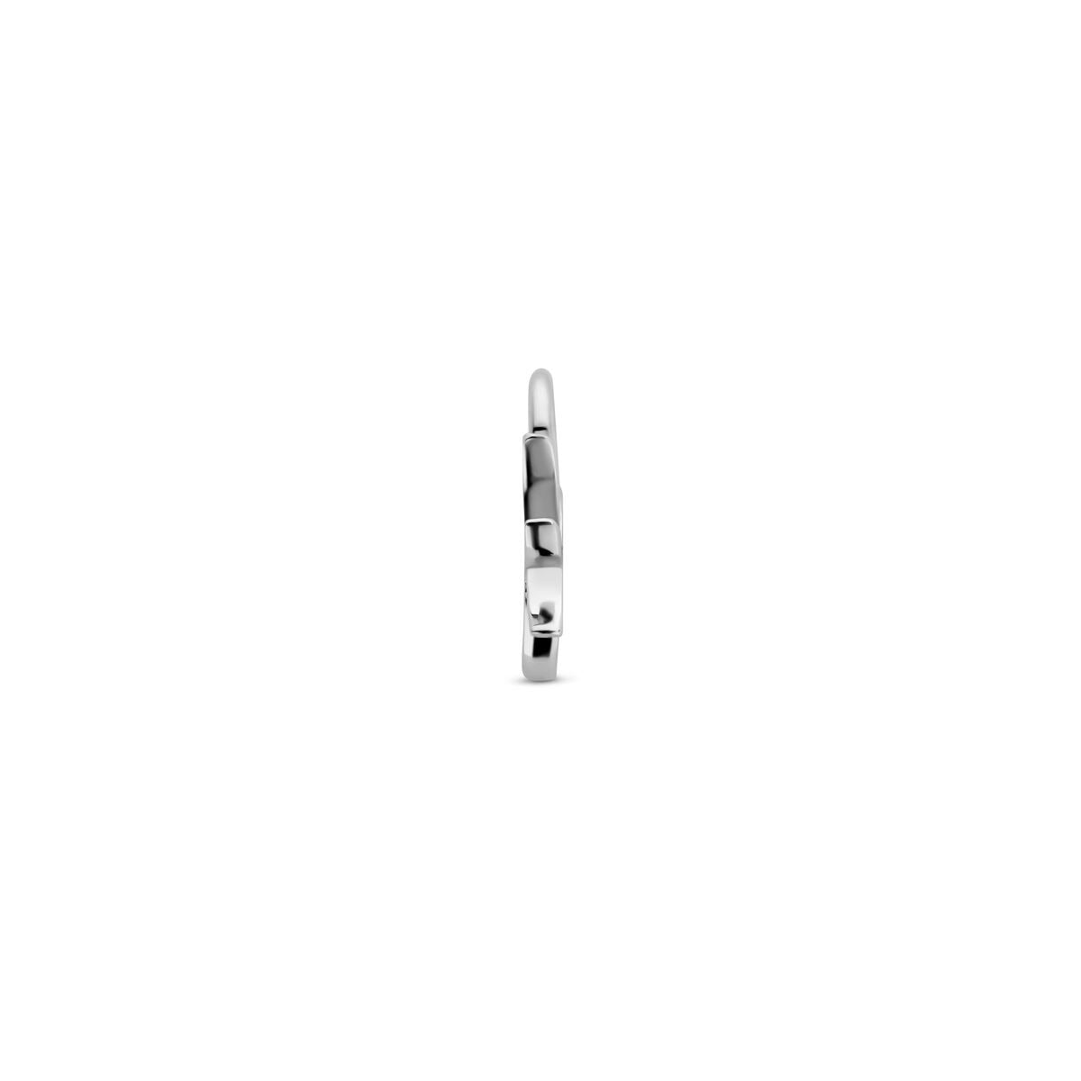 Orecchino pendente in argento con segno zodiacale – argento 925 rodiato (singolo)