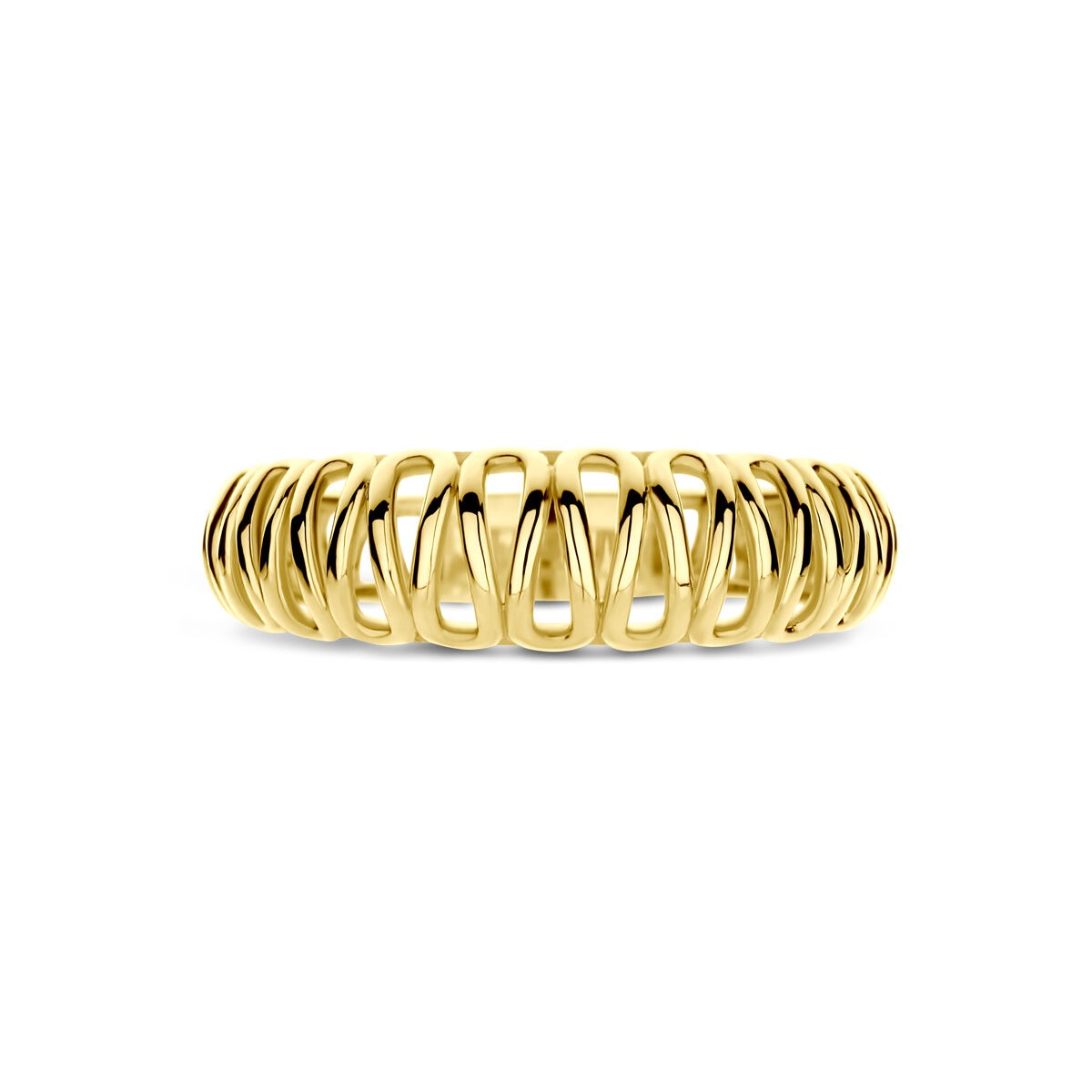 Anello in oro giallo 14k – largo 6mm