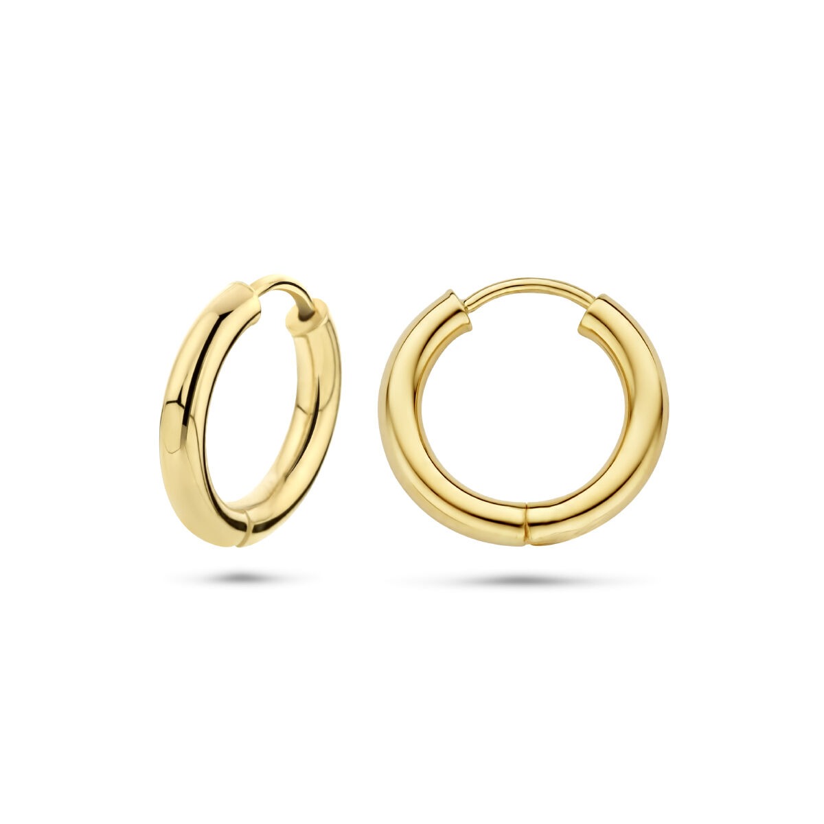 Orecchini a cerchio in oro 9k – 15 mm